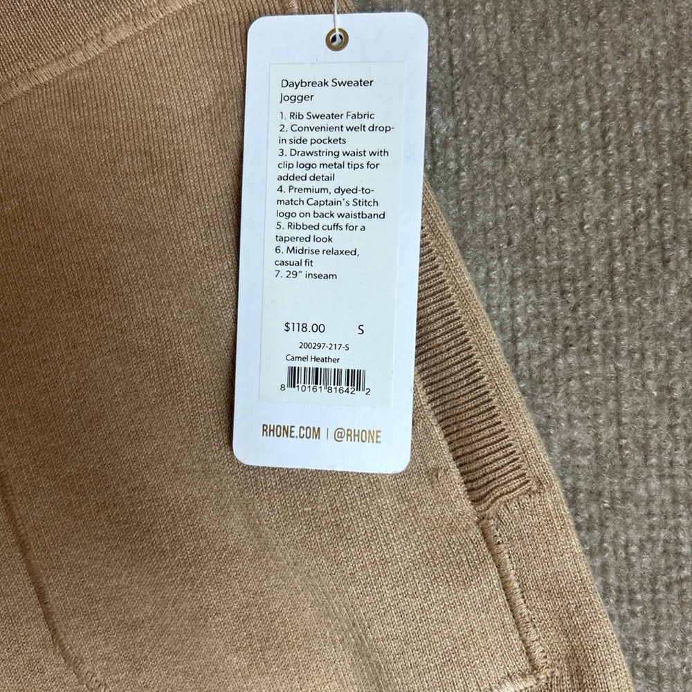 Rhone Women’s Sz S Daybreak Sweater Jogger NWT - Picture 7 of 10